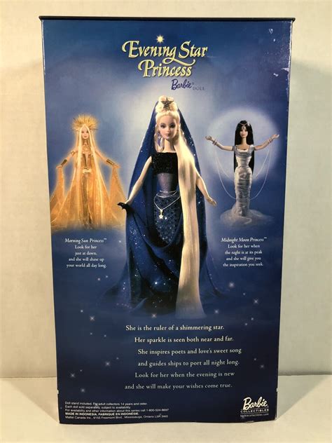 mavin nib evening star princess barbie collector edition celestial 1st in series