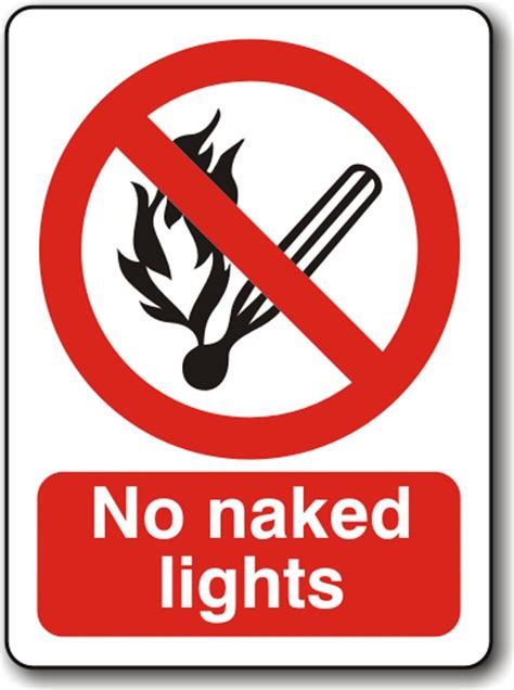 Prohibition Signage No Naked Light Symbol Sign By Stocksigns Hot Sex Picture
