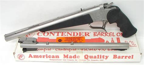 Thompsoncenter Arms Contender 45lc 410 Gauge Pistol Stainless Steel Single Shot Pistol With