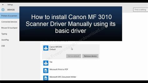 Download the canon mf3010 driver setup file from above links then run that downloaded file and follow their instructions to install it. Canon Mf3010 Driver 64 Bit For Windows 10 Update 10.07.2020