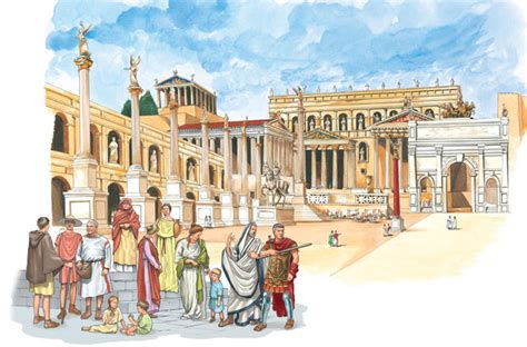 What Was A Forum A Forum Was The Business Centre Of A Roman City
