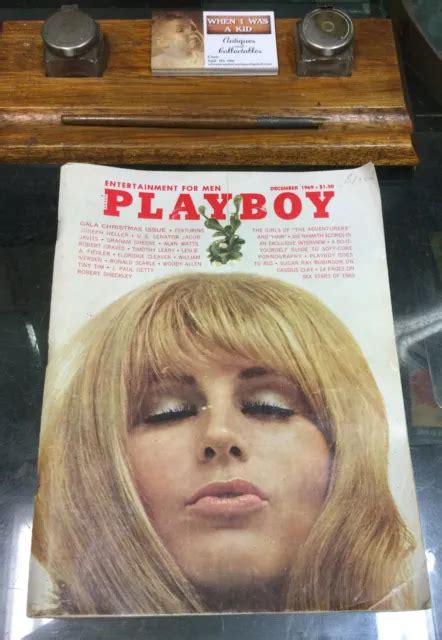 Vintage Playboy Magazine Us Edition Dec John Denver Biggest Xmas