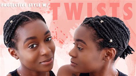 But my friends complain that they aren't many ways they can style it. Quick & Easy Protective Style for Short Natural Hair - 2 ...