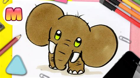 Como Dibujar Un Elefante Facil Paso A Paso Kawaii Aprender A Dibujar Images