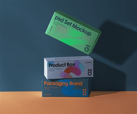 Packaging Product Boxes Free Mockup Free Mockup World