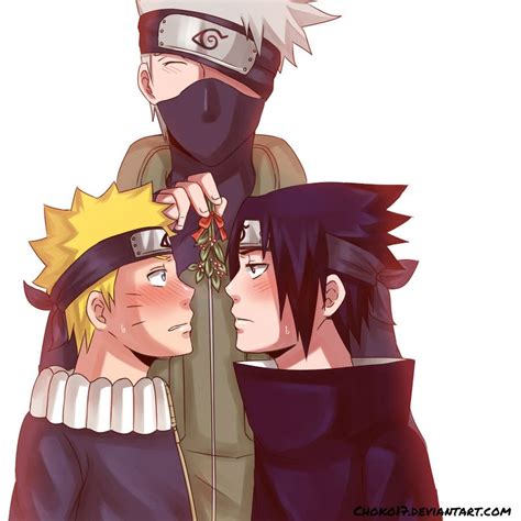 Now Kiss Naruto And Sasuke Kiss Naruto Naruto Cute