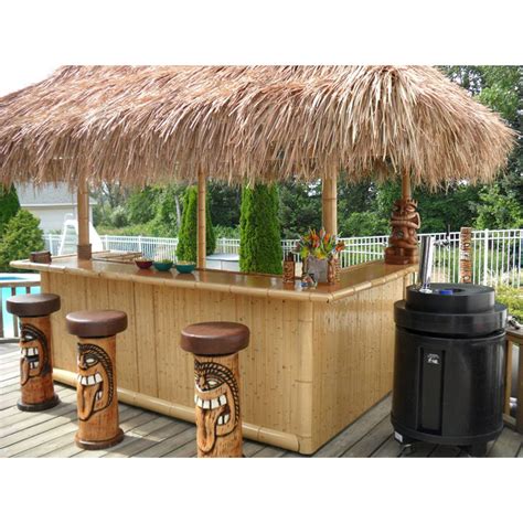 Mexican Palm Thatch Umbrella Cover 7 In 2020 Outdoor Tiki Bar Diy