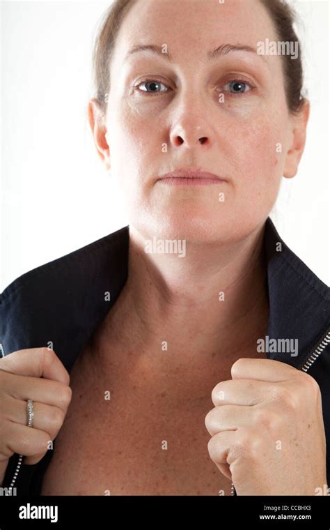 Stern Woman Middle Age Hi Res Stock Photography And Images Alamy