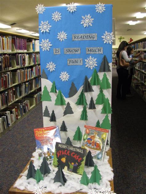 Winter Holidays Library Display Fresh And Can Be Adapted For
