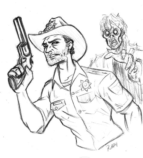 Also, it's your kids, marty. The Walking Dead #151999 (TV Shows) - Printable coloring pages