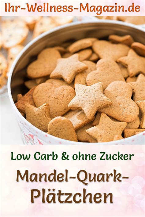 Low Carb Mandel Quark Plätzchen Rezept Für Weihnachtsgebäck Ohne Zucker