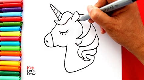 Cómo Dibujar Y Pintar Un Unicornio Kawaii Muy Fácil How To Draw A