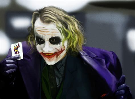 The Joker Heath Ledger From The Dark Knight By Kartjeeva On Deviantart