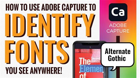 How To Use Adobe Capture To Identify Fonts You See Anywhere Youtube