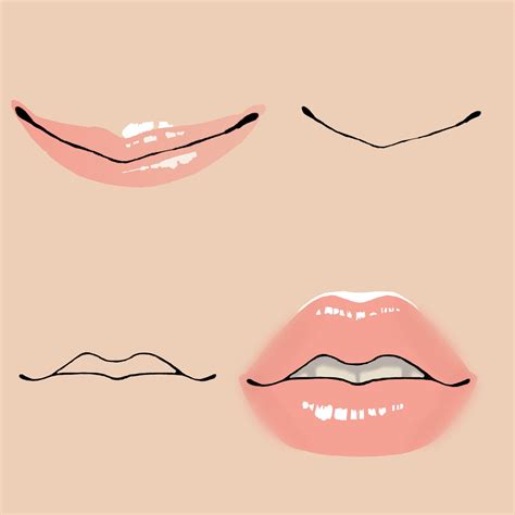 How To Draw Lips Beginners