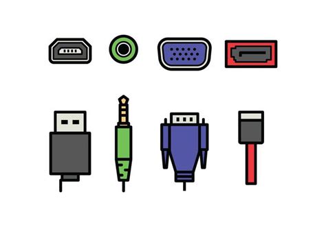 If you have usb headphones, simply plug them into an open usb port on your computer. Plug and Port Icons 159166 - Download Free Vectors ...