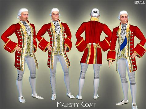 Bruxel Red Majesty Coat The Sims 4 Catalog