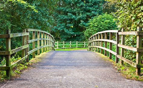 Wooden Footbridge Photograph By Tom Gowanlock Pixels