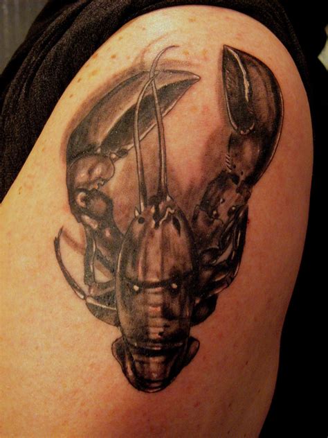 Cool Lobster Arm Tattoo Tattoomagz › Tattoo Designs Ink Works