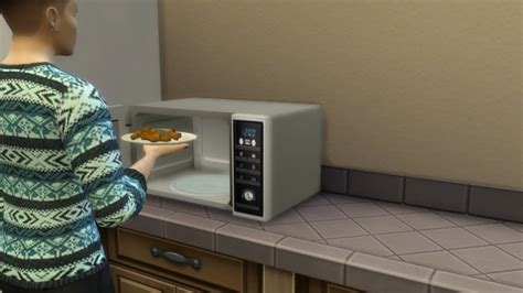 Mod The Sims Modern Microwave By Hippy70 • Sims 4 Downloads