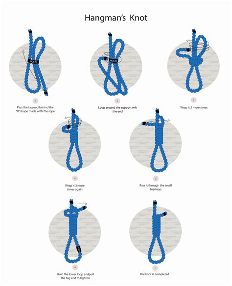How To Tie A Hangmans Knot Noose