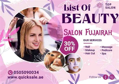 Top 10 List Of Home Service Salon In Fujairah Quicksaleae