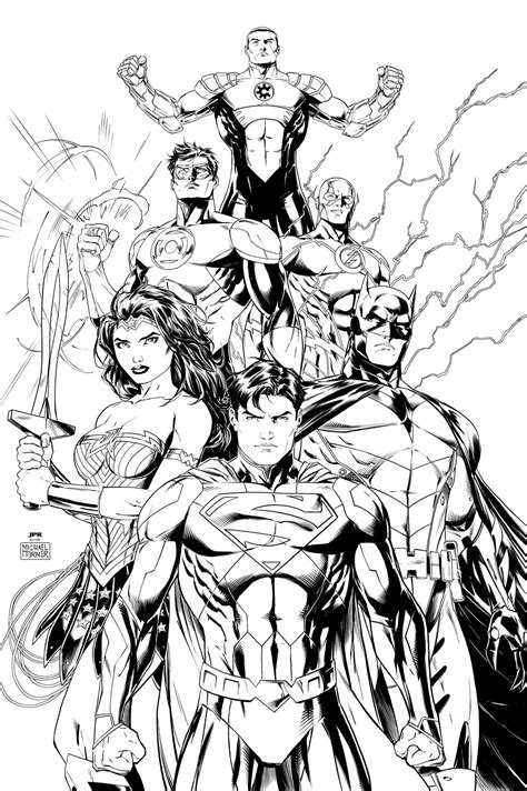 Dc Comics Super Heroes 80173 Superhéroes Dibujos Para Colorear E