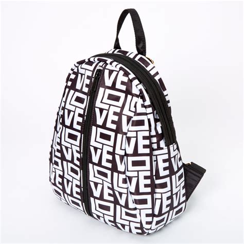 These cookies do not store any personally identifiable information. Love Block Letters Small Backpack - Black | Icing US