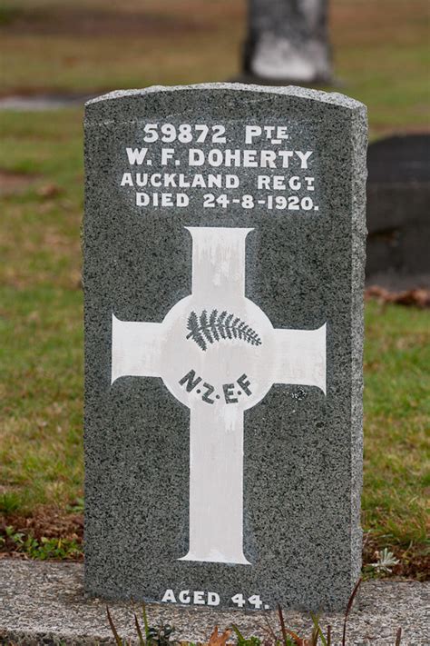 William Frederick Doherty New Zealand War Graves Project