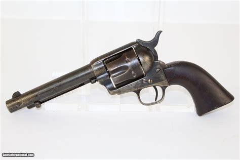 Antique Us M1873 Artillery Colt Revolver In 45