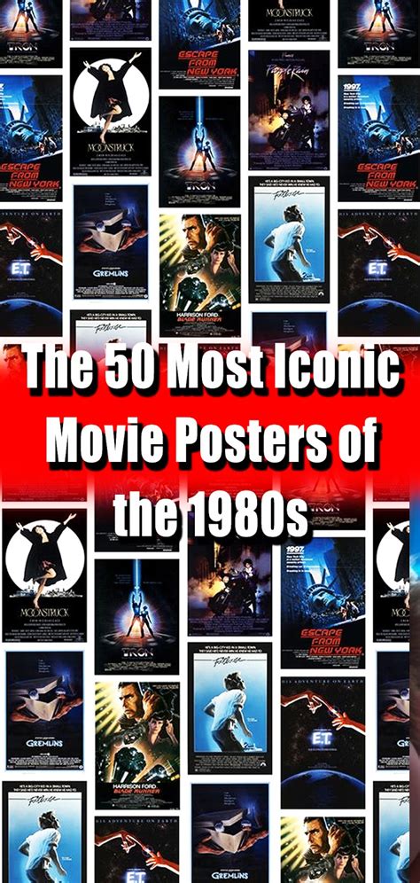 The 50 Most Iconic Movie Posters Of The 1980s 3 Seconds