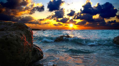 Ocean Sunset Hd Wallpapers Top Free Ocean Sunset Hd Backgrounds
