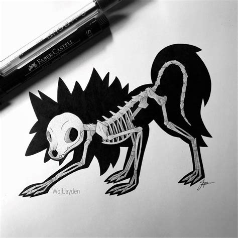 The use of skeletal strokes is a new vector graphics realization of the brush and stroke metaphor using arbitrary pictures as 'ink'. Skeletal Midday Lycanroc by https://www.deviantart.com/wolfjayden on @DeviantArt (With images ...