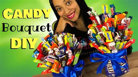 Candy Bouquet Diy How To Make A Candy Bouquet Youtube