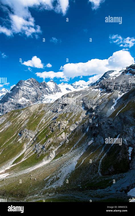 The Ortler Alps From The Stelvio Pass Passo Dello Stelvio Stilfser