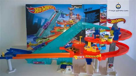 2015 Hot Wheels Hw City Motorized Mega Garage Игрушки для мальчиков