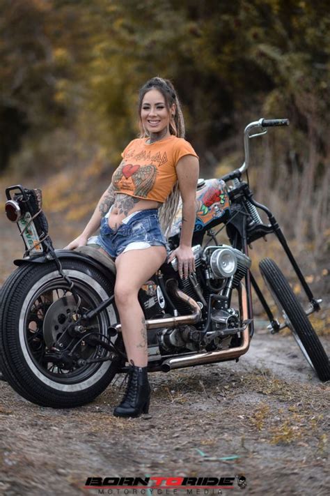 Biker Babe Velvet Queen 6 Born To Ride Motorcycle Magazine