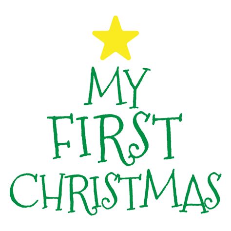 My First Christmas Svg Svg Eps Png Dxf Cut Files For Cricut And