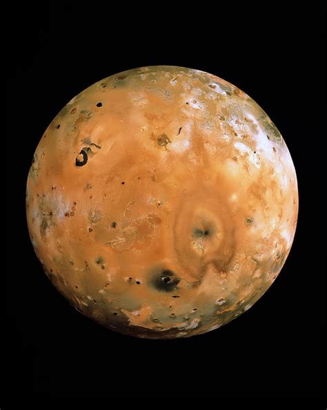 Jupiters Moon Io Photograph By Us Geological Survey