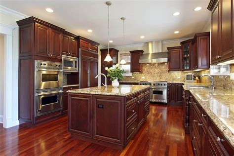 How To Make Brown Kitchen Cabinets Look Modern ★ What Color Goes With