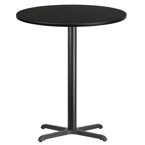 Flash Furniture 36 in. Round Black Laminate Table Top with  