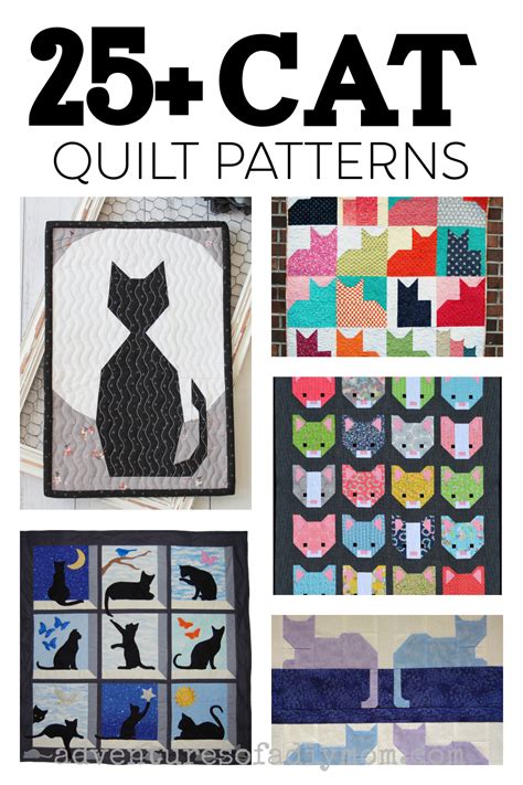 25 Cat Quilt Patterns Adventures Of A Diy Mom