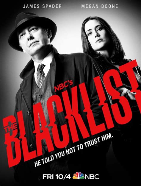 The Blacklist Il Poster Della Settima Stagione Tv Badtasteit