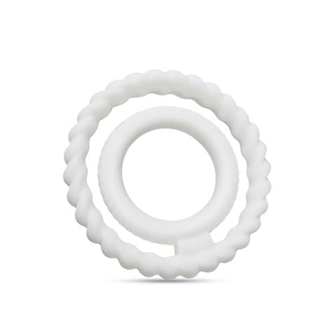 Dual Penis Ring For Men Premium Stretchy Silicone Cock