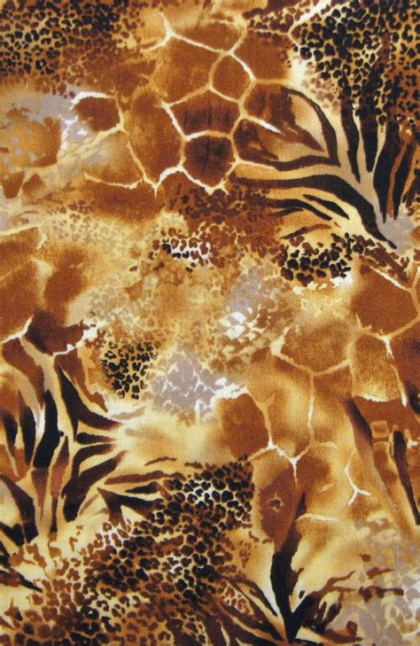 I want this as my shower curtain) and help support me! Image detail for -... Fat Quarter Animal Print Africa ...