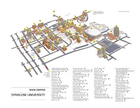 Syracuse Main Campus Map Campus Map Campus Map Images