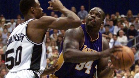 Spurs Shaq Made Up Rumor About David Robinson Denying Him Autograph