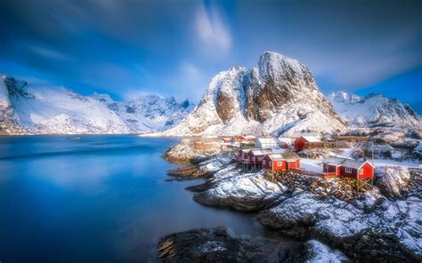 Норвегия Зимой Обои 70 фото и картинок
