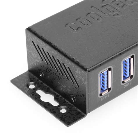 4 Port Usb 32 Gen 1 Mini Powered Hub W Esd Surge Protection And Power