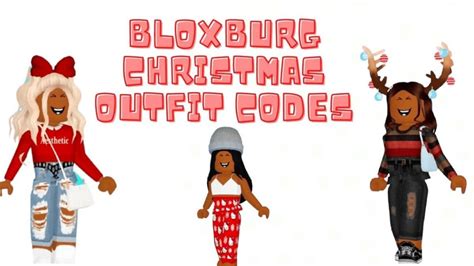 Top Bloxburg Christmas Outfit Codes And Ideas For 2022